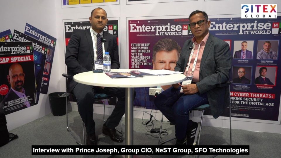 Prince Joseph, Group CIO, NeST Group, SFO Technologies