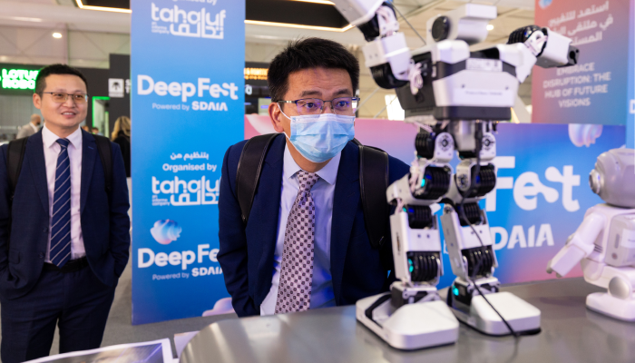 “DeepFest is where the global AI ecosystem comes together to showcase real innovation, practical deployment, and the technologies that will shape the next phase of digital transformation.” — Basma Dawwas, Director of LEAP Events